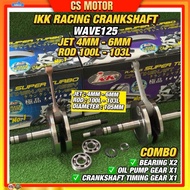IKK CRANKSHAFT WAVE 125 JET 4MM 6MM GRENSAP W125