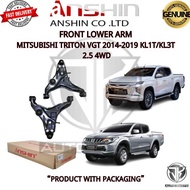 #ANSHIN#JAPAN FRONT LOWER ARM MITSUBISHI TRITON VGT 2014-2019 KL1T/KL3T 2.4 4WD (MIA-4013A472/MIA-40