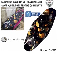 MOTORCYCLE SEAT COVER PRINT CV03 STANDARD AND JUMBO SIZES UNIVERSAL AEROX BEAT VARIO SCOOPY MIO NMAX