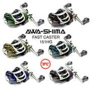 AWASHIMA Fast Caster 151HG Baitcast Reel Baitcasting BC