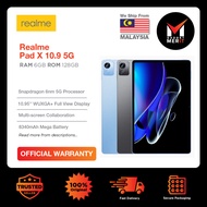 Realme Pad X 5G Tablet | 6GB RAM +128GB ROM | Qualcomm Snapdragon 695 5G | 10.95" IPS LCD | 8340mAh Battery
