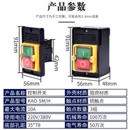 Table Drill Switch KAO-5M/5H Waterproof Type Control Button Box KA0 Machine Tool Buckle KH Cutting M