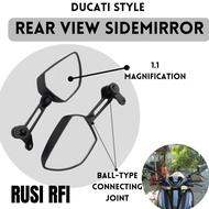 Motorcycle Side Mirror for RUSI RFI| Ducati Style Rear Side Mirror