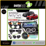 PERODUA MYVI GEN 3 2018-2025 OEM 12.3 INCH ANDROID CASING / AMBIENT LIGHT / AIR COND OUTLETPLUG AND 