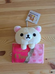 鬆弛熊 白熊 吊飾小袋