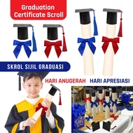 Skrol Sijil Graduasi Hari Anugerah Kecemerlangan Majlis Aspresiasi Graduation Certificate Scroll