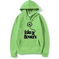 Singer Beabadoobee Fake It Flowers Album Graphic Hoodie Men Oversized Causal Fleece Cotton Sweatshir