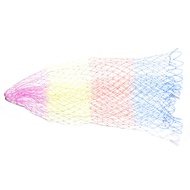 EOY ตาข่ายหลุมตาข่ายทรงสี่เหลี่ยมขนมเปียกปูนอวนจับปลาไนลอน1ชิ้นพับได้อุปกรณ์ตกปลา3ขนาด