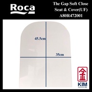 Roca The Gap Soft Close Seat & Cover (UF)(A80R472001) | Toilet Seat | Seat Cover | Tudung Tandas Dud