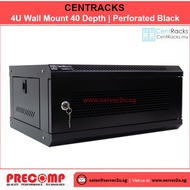 CentRacks 4U (40cm x 24cm x 53cm) Wall Mount Server Rack
