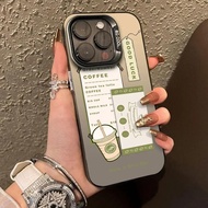 Coffee label Silver IMD Phone Case For Tecno Spark GO 1 GO 2025 Spark 30C Pova 6 Pro Pop9 Cases For 