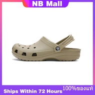 ของแท้พิเศษ Crocs Classic Clog Cobblestone Shoes Non-Slip Thick Sole Beach Sandals 10001-2V3 รองเท้า