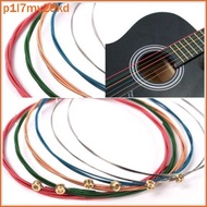 p1l7mv29kd One Set 6pcs Rainbow Colorful Color Strings For Acoustic Guitar Accessory ph