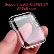 for Watch Case TPU All-inclusive Transparent Case 40mm 41mm 44mm 45mm Iwatch Soft Cleaning Silicone Case