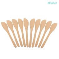 cc Set of 10 Bamboo Wood Peanut Butter Cheese Spreader Knife, Face Mask Spatula