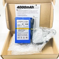 แบตเตอรี่ battery rechargeble 12V 3000mAh 4000mAh 6800mAh 9800mAh 15000mAh 20000mAh แถมอะแดปเตอร์