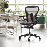 【促銷】Herman Miller 赫曼米勒 Aeron人體工學椅電腦椅學習辦公椅石墨色