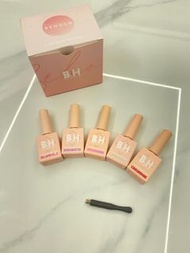 SF到付。一套5件連磁石棒 Behold 溫感變色或貓眼Gel甲油 指甲油