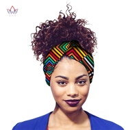 Africa Ankara Print Bandana Headscarf for Women BINTAREALWAX African Women Cotton Headbands Casual F