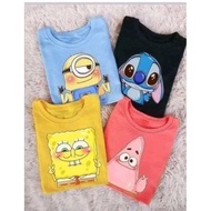 Baju Tshirt Cotton Cartoon Dewasa Harga Borong Random Design