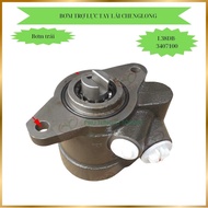 Bơm trợ lực tay lái xe Chenglong YC6L. Cá cổ d52 lỗ dầu M18/M27 2 tai d11-zL120. Hàng Yuchai xịn