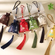 Lucky bag embroidered on both sides with tassels across the car, hanging bag for accessories TUI01