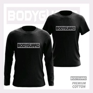Tshirt BODYGUARD Size S-3XL Cotton 100% Baju Viral Lengan Panjang Lengan Pendek Long Sleeve Long Sle