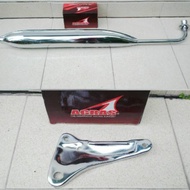 C70 Exhaust Package & Honda C50 C70 Exhaust Mount Bektu Kaptul Pitung - C70 Standard Exhaust