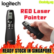 Logitech R800 Wireless Presentation RED Laser Pointer With LCD Display