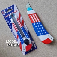 CUTTER PUTAR DORONG MOTIF USA 🇺🇸 18MM 22906B