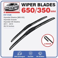 Front Windshield Wiper Blades For Hyundai Elantra MD UD Avante i35 2011 - 2015 Windscreen Window Car