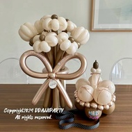 XTZ Retro Color Long Balloon Thickened Magic Balloon Twisted Balloon Size 260Q Decoration Birthday P