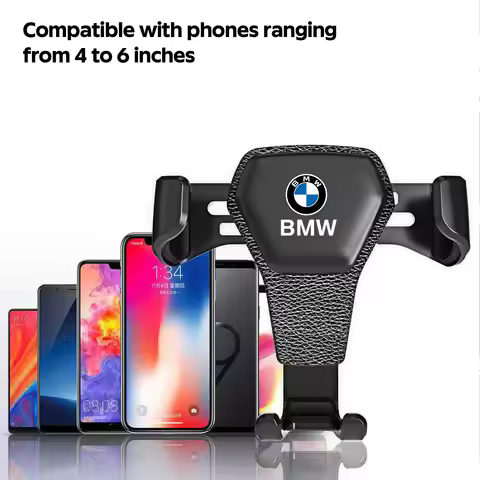 Gravity Auto Phone Holder Car Air Vent Clip Mount Support For BMW X1 X2 X3 X5 X4 X6 X7 G30 G20 G32 G