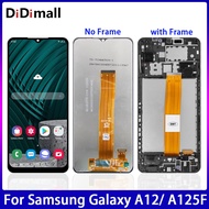 100% Original 6.5" Display For Samsung Galaxy A12 LCD Display For SamsungA12 A125F with Frame Touch