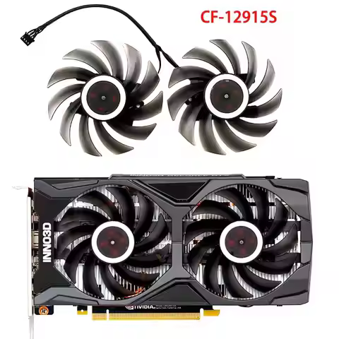 New GPU Fan 4PIN 87MM: CF-12915S Inno3D Geforce RTX 2060 1660 Super Twin X2 Cooling