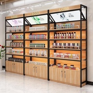 Product Shelf Display Rack Supermarket Shelf Rack Maternal and Child Shop Light Box Display Cabinet 