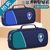 Simple Junior High School Student Pen Stationery Box Capacity Elementary School Edition Post Station