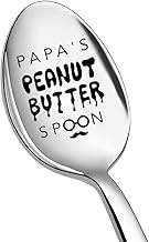 Grandpa Papa Fathers Day Gift for Dad Pawpaw Papas Peanut Butter Spoon for Dad Birthday Gifts for Pa