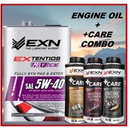 [COMBO DEALS] EXN EXTENTIOS SAE 5W-40 MOLYRACING (4L) + EXN +CARE CARCARE