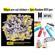 SET COMBO . BTS STICKERS + BOOKMARK SET. BTS Sticker. BTS Bookmark. BTS kpop items. COMBO BTS