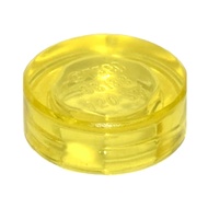 Lego 98138 part Tile Round 1 x 1 trans yellow