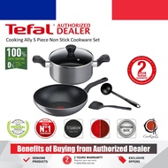 Tefal Cooking Ally Non Stick Cookware Set  (5pcs) B505S5/B505S595