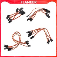 [FlameerMY] 5 Pieces Male To Female Servo Extension Lead Cable 3 Pin Futaba JR Connector