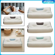 [Ahagexa] Neck Support Pillow Cervical Pillow for Neck Ergonomic Comfortable Cushion Soft Sleeping Bed Pillow for Adults Office