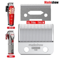 Madeshow M5 (F) M10 R66 Wedge-Shaped Fading Blade Stainless Steel Hair Clipper Ultra-Thin Blade Hair