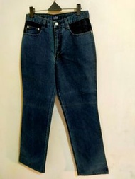 全新TRUSSARDI JEANS直筒牛仔褲