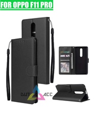 LEATHER CASE UNTUK OPPO F11 PRO. FLIP WALLET CASE KULIT OPPO F11 PRO. CASING DOMPET KULIT UNTUK O
