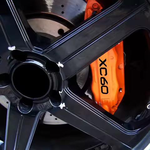 For Volvo C30 XC60 V40 S60 XC40 XC90 T6 C70 XC70 V70 V60 Car Brake Caliper Heat Resistant Sticker Au