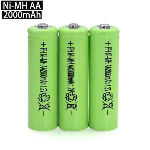 1.2V AA Ni-MH Battery 2000mAh Rechargeable High Capacity Camera/Microphone/Mouse/Toys Batteries