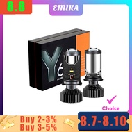 Emika Choice Y6D Car LED Car Headlight H4 Y9D H7 H11 9005 MINI Dual Lens Projector Lampu Kereta
